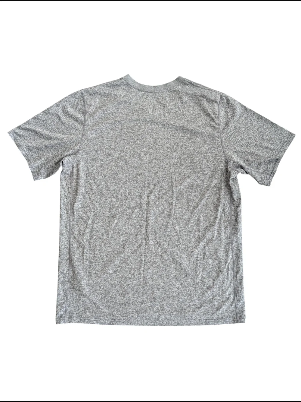 Nike Men’s Gray Heather Dri-FIT Short Sleeve Tee - Picture 2 of 3